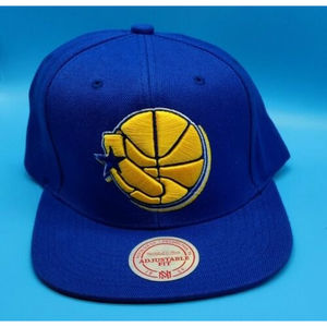 Golden State Warriors Mitchell & Ness HWC NBA Team Logo Snapback,Hat,Cap     NEW